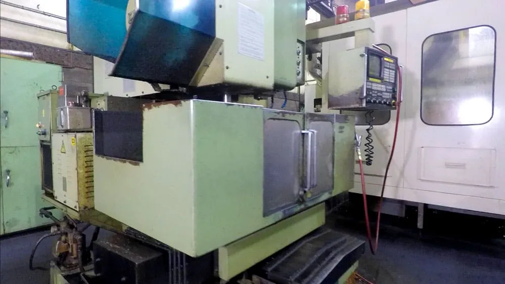 CNC machining center on the production floor
