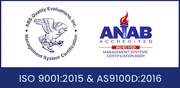ISO 9001:2015 and AS9100D:2016 accredited